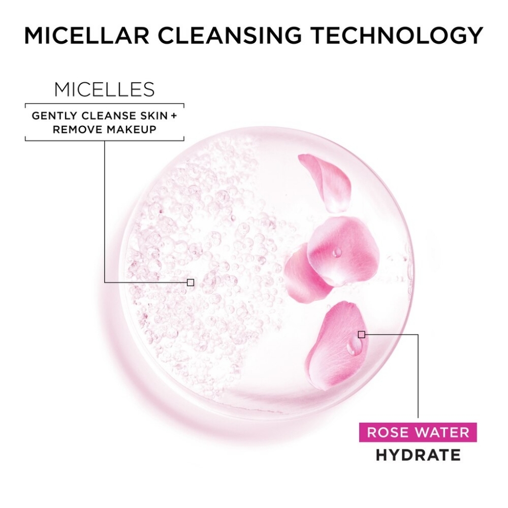 🔮3/$15 Garnier SkinActive Micellar Cleansing Water with Rose Water - Picture 7 of 10